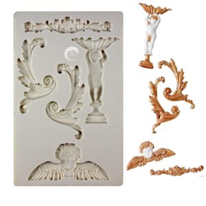 cherubs-sculpture-silicone-fondant-mold