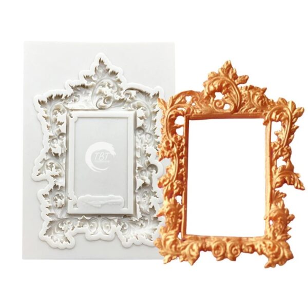 vintage-picture-frame-silicone-fondant-mold