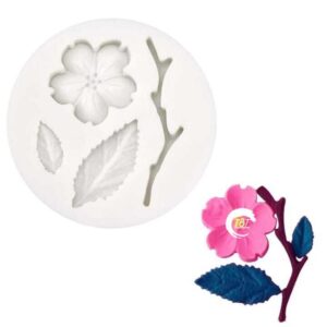 cherry-blossom-flowers-leaf-silicone-fondant-mold