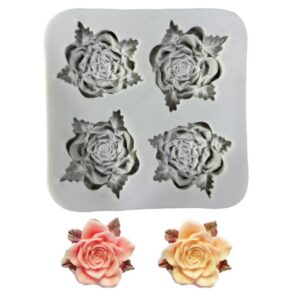 4-cavity-rose-flower-silicone-fondant-mold
