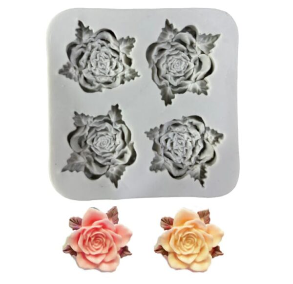 4-cavity-rose-flower-silicone-fondant-mold