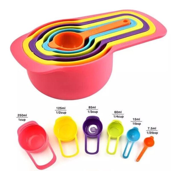 Measuring Cups and Spoons - Set of 6 Piece - Image 2