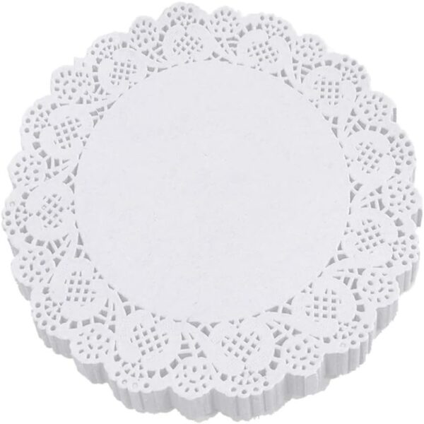 Paper Doilies 100Pcs - 4 Inch - Image 4