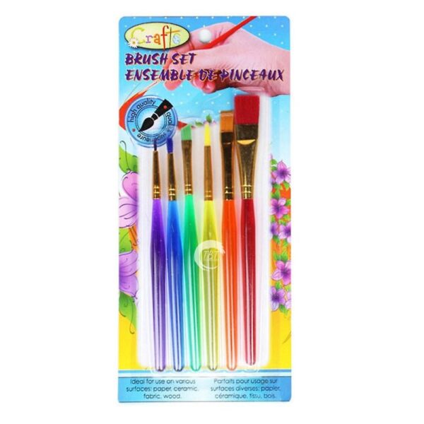 Paint Brush Set Of 6 Pcs - Image 3