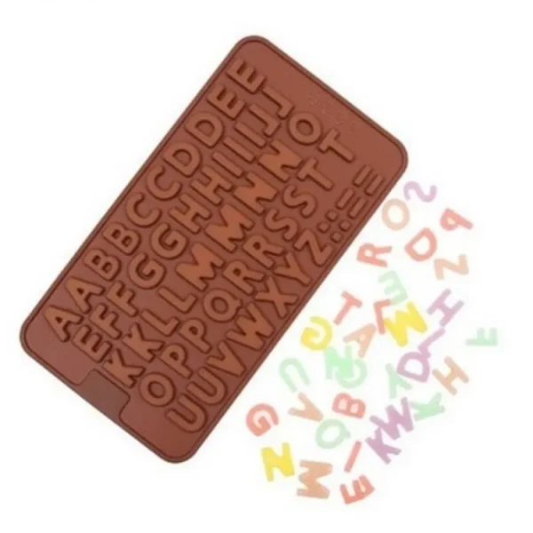ABCD Alphabet Chocolate Silicone Mold - Image 3