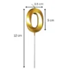 0 Zero Golden Number Candle - Image 3