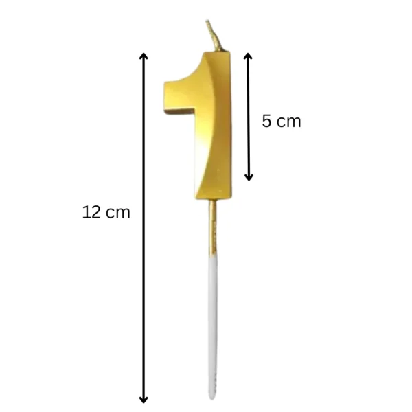 1 One Golden Number Candle - Image 2
