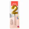 2 Two Golden Number Candle - Image 3
