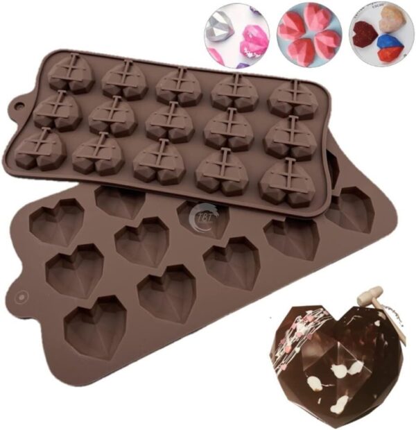 Mini Heart Pinata Chocolate Silicone Mold - Image 2