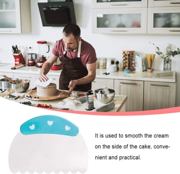 Plastic Cake Cream Scraper #3 - Image 2
