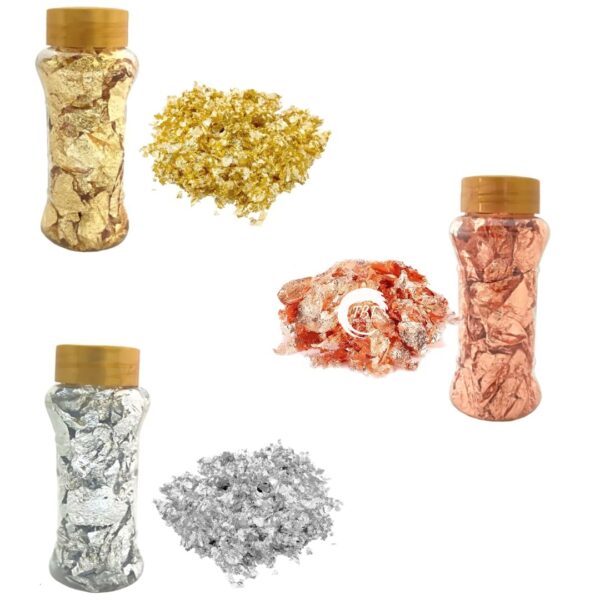 Non Edible Gold Foil Flake Bottle - Image 5