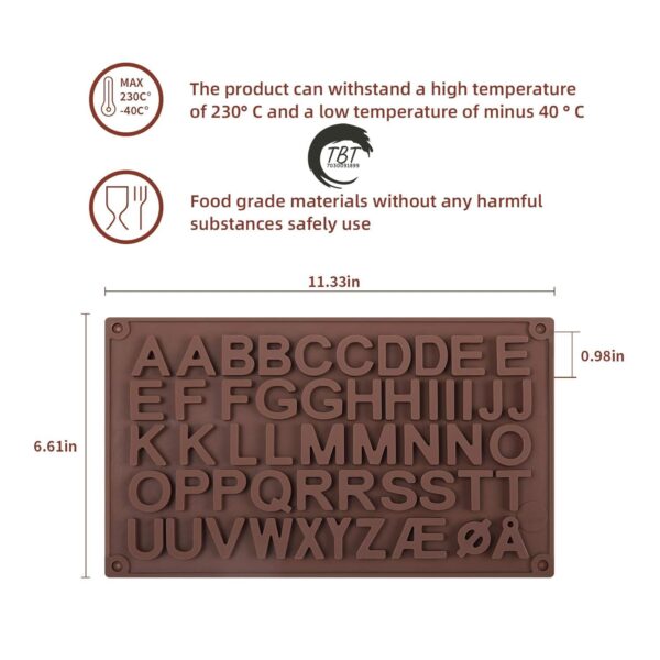 ABCD Alphabet  Silicone Chocolate Mold - Image 3