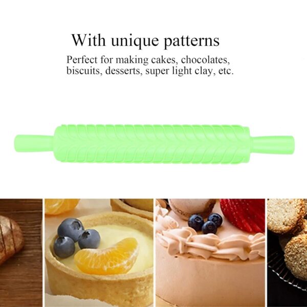 Patterned Fondant Rolling Pin #1 - Image 6