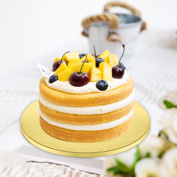 Round Golden Drum Board/Cake Drum Base 12 Inch - Image 6