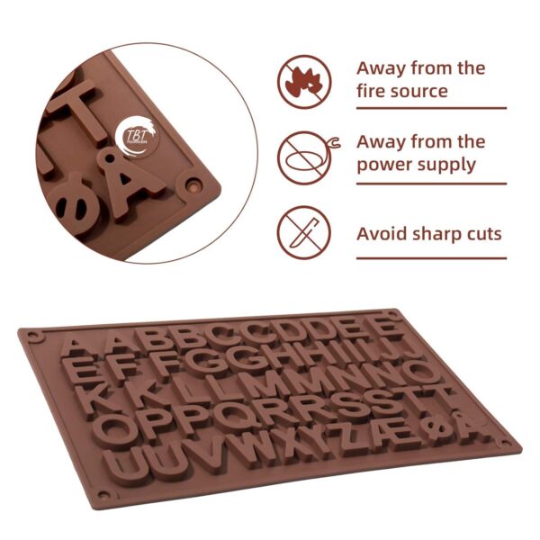 ABCD Alphabet  Silicone Chocolate Mold - Image 4