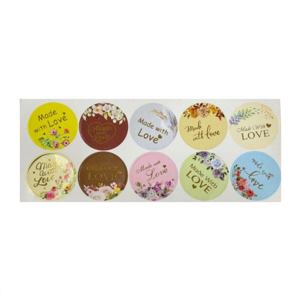 maid-with-love-round-sticker-saheet