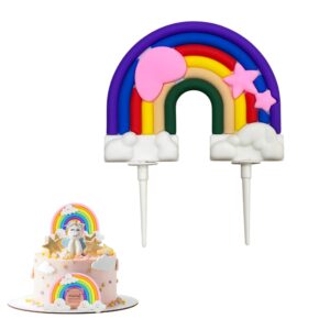 silicone-soft-pottery-rainbow-with-heart-and-star-cloud-cake-decoration-cake-topper