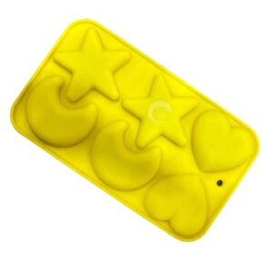 starmoon-and-heart-chocolate-silicone-mold