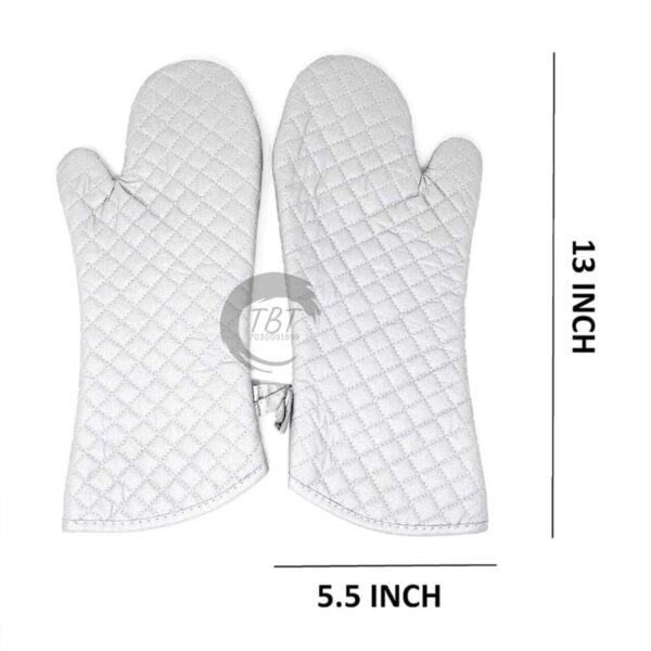 Imported Silver Microwave Oven Glove Set - Image 2