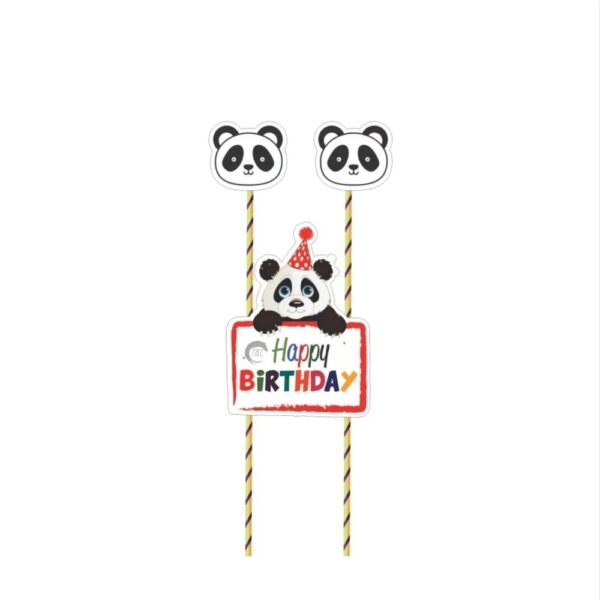 panda-theme-happy-birthday-paper-cake-topper