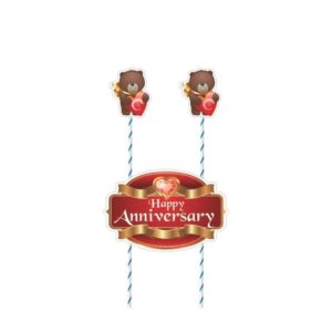 panda-theme-happy-anniversary-paper-cake-topper