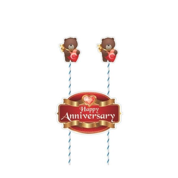 panda-theme-happy-anniversary-paper-cake-topper