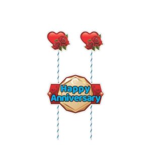rose-theme-happy-anniversary-paper-cake-topper