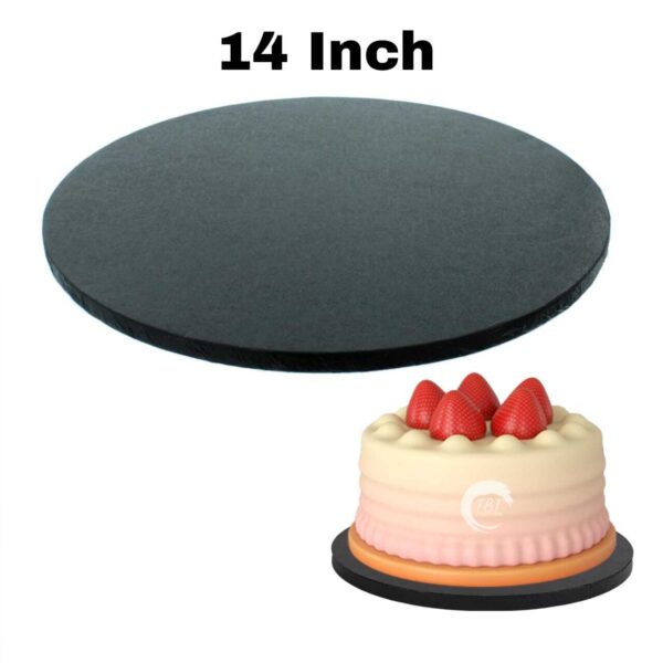 round-black-drum-board-cake-drum-base-14-inch