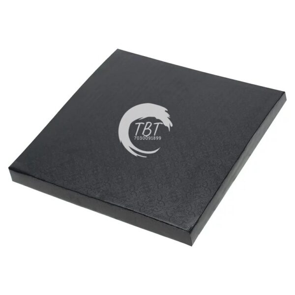 Square Black Drum Board/Cake Drum Base 12 Inch