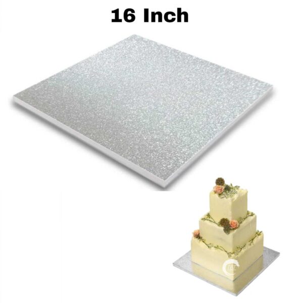 square-silver-drum-board-cake-drum-base-16-inch