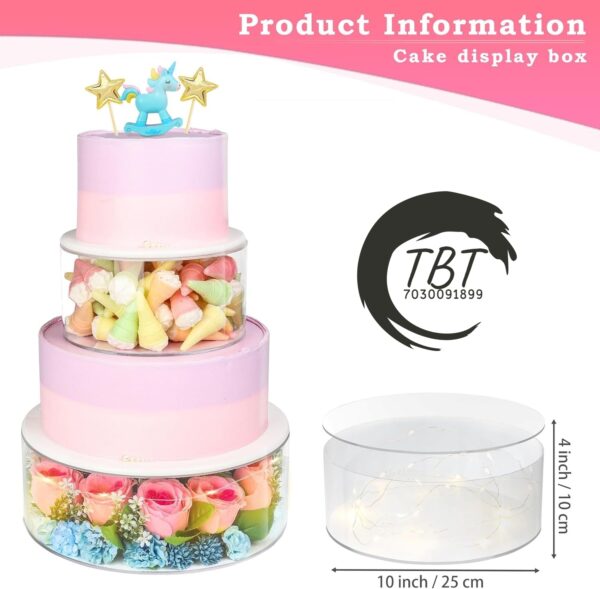 Round Acrylic Fancy Spacer 10x4 Inch - Image 6