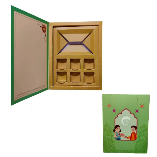 Raksha Bandhan Book Case Box [Green] - Image 2