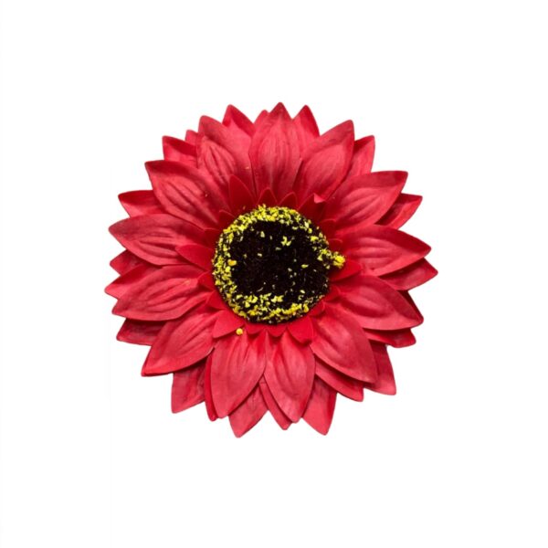 red-artificial-sunflower
