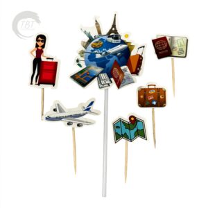 travelling-paper-theme-topper-set