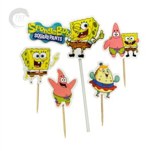 sponge bob-paper-theme-topper-set