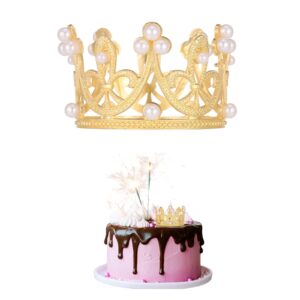 plastic-golden-pearl-crown-cake-decoration