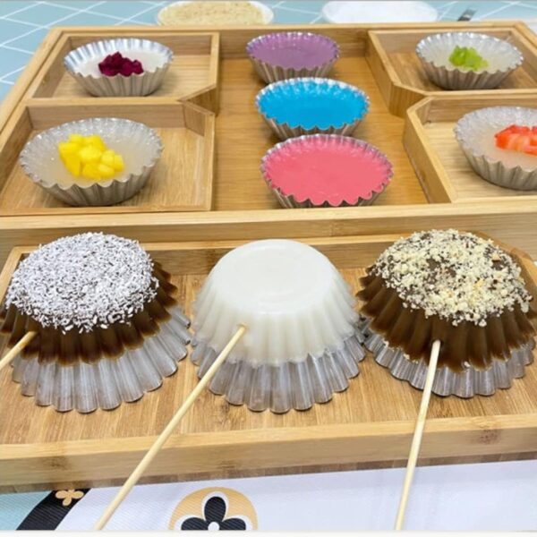 Aluminium Tart Cupcake jelly Mold (6cm x 6cm x 2.5ht) - Image 3