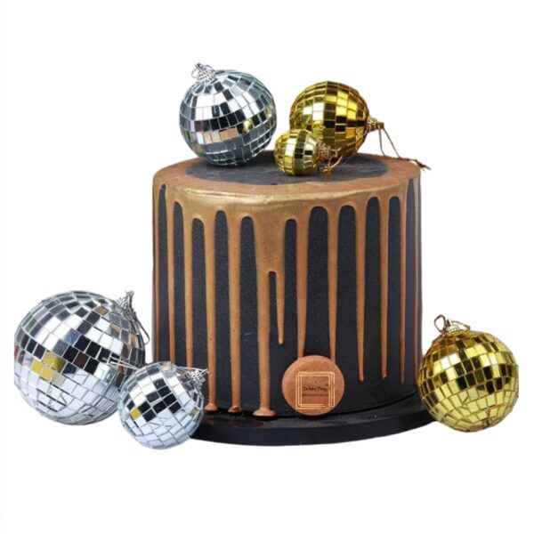 plastic-golden -faux-disco-balls-topper-for-cake-decoration-12-pcs-pack