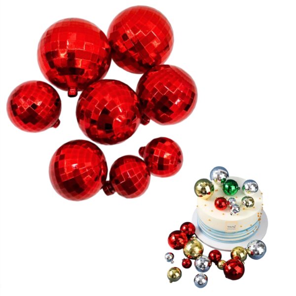 plastic-red-faux-disco-balls-topper-for-cake-decoration-12-pcs-pack