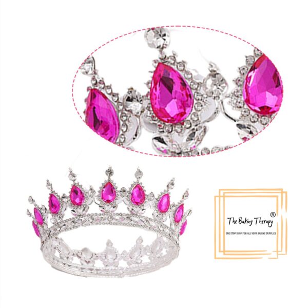 silver-metal-tiara-gorgeous-crystal-crown-princess-cake-decoration-3