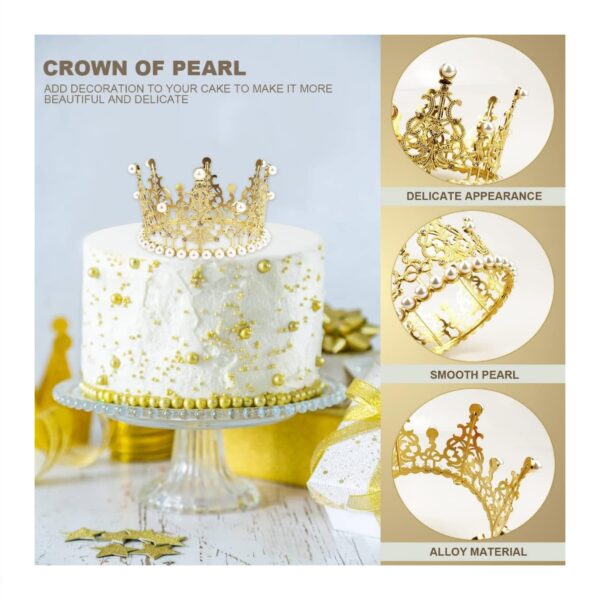 golden-pearl-princess-tiara-crown-cake-decoration-4