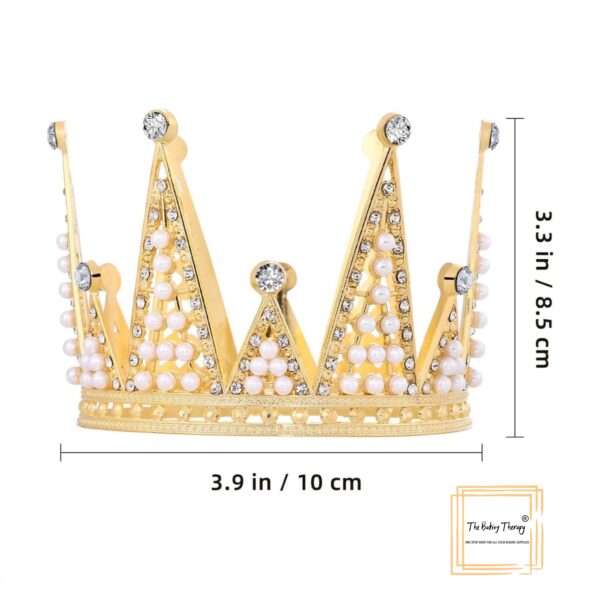 golden-pearl-vintage-queen-crown-cake-decoration-4