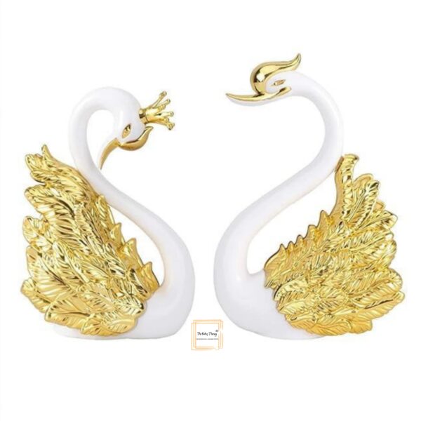 2-pcs-gold-wings-swan-toy-cake-topper