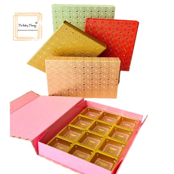 12-cavity-foldable-rigid-chocolate-box-with-magnetic-flap-2