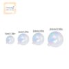 4 Mix Sizes White Transparent Crystal Balls Cake Decoration Topper (Pack Of 12 Pcs) - Image 2