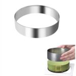 Round Stainless Steel Cake Ring 8x2 Inch