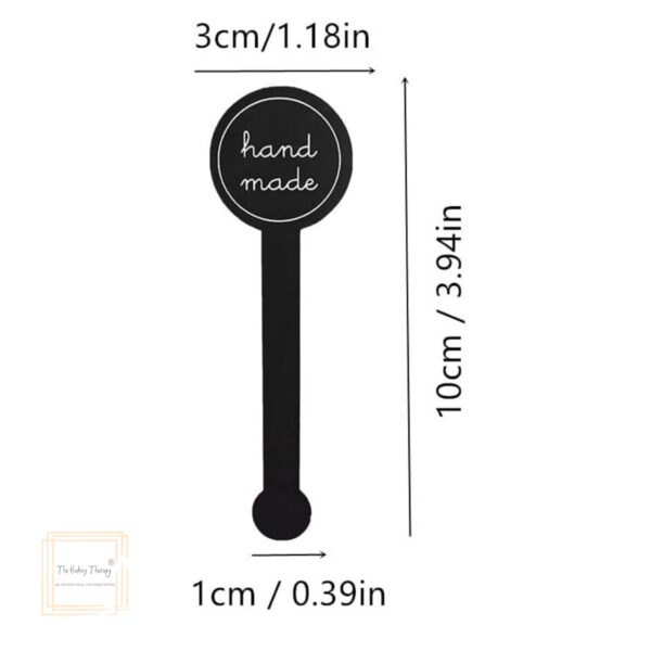 hand-made-long-stickers-for-jars-cookies-hamper-cake-box-black-stickers-12-pcs-pack