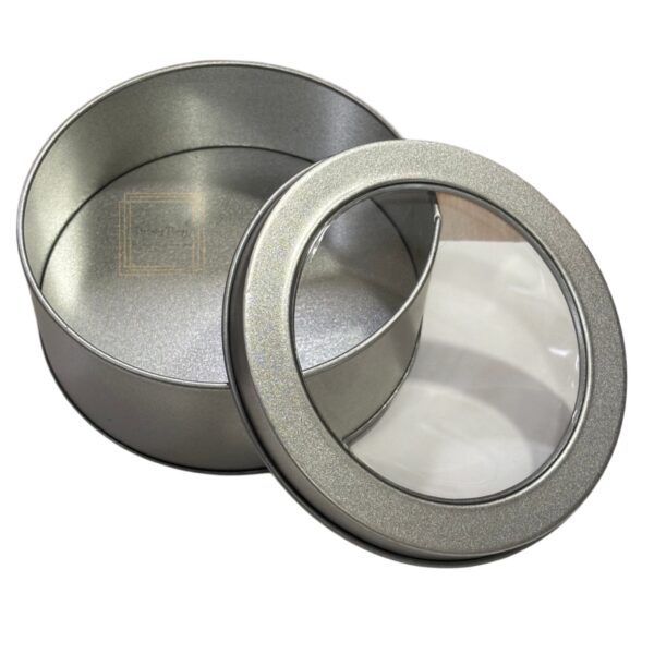 round-silver-metal-dream-tin-window-gift-box