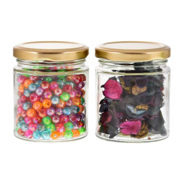 Round Glass Jar 200ML - Image 2
