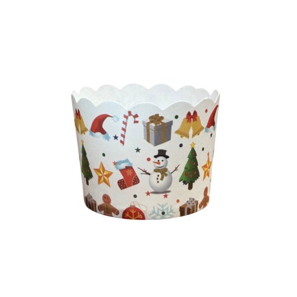Christmas Festival Special Paper Bake And Serve Cupcake & Muffin Liners Baking Mold (Pack Of 50 Pcs) - Image 10